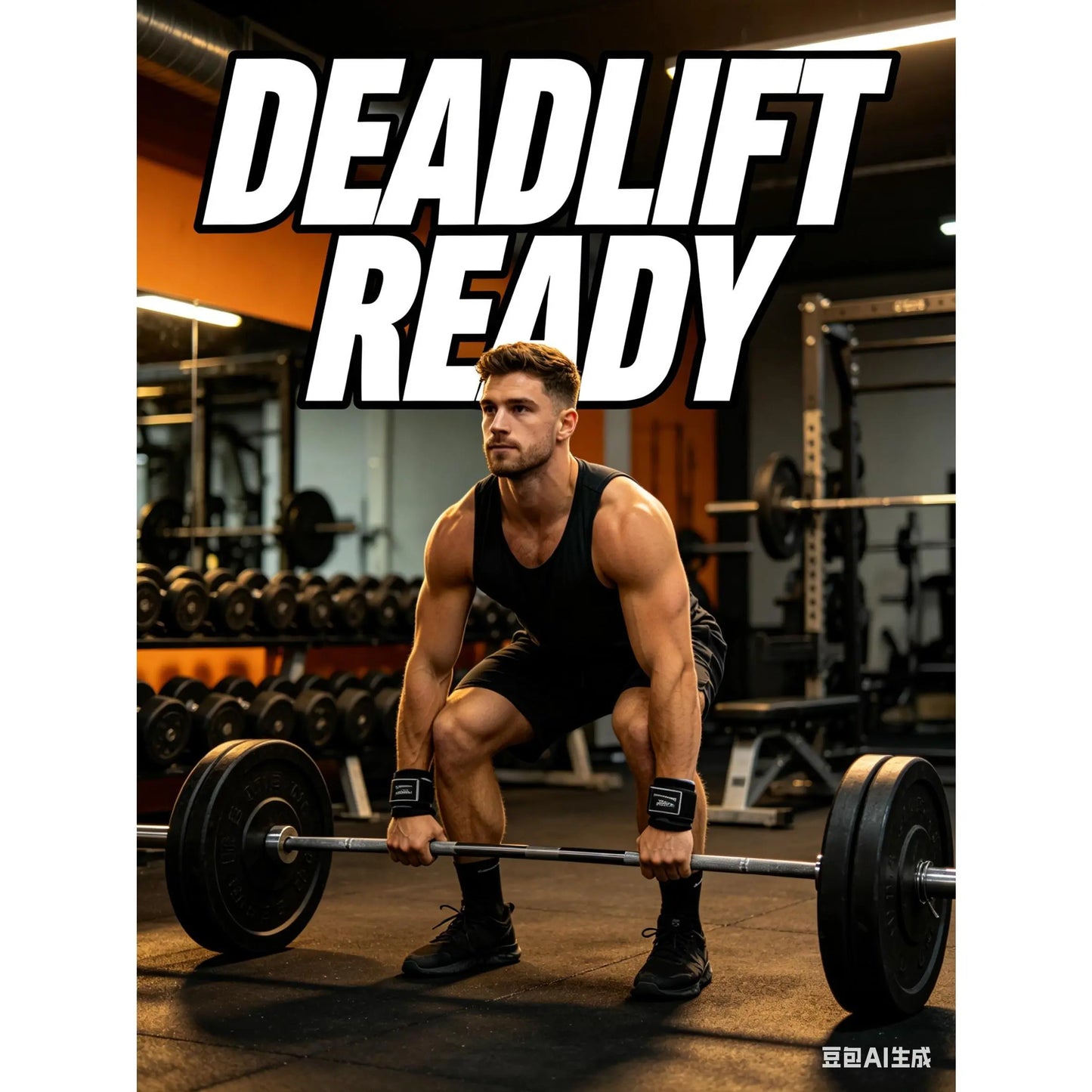 Non‑Slip Weightlifting Wrist Straps with D Rings | Neoprene Padded Lifting Wrist Wraps for Gym, Deadlifts & Cable Workouts for Men & Women