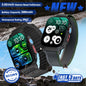 2026 NEW Upgraded Fitness Smartwatch 2.02" Full HD Display IP68 Waterproof Bluetooth Calling 24/7 Heart Rate Sleep Monitoring Perfect for Sports Business Wear - Durable, Wearable