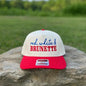 Red White & Blone Trucker Hat for Women – 4Th of July Patriotic Baseball Cap, Funny America Snapback, Country Girl Summer Hat, Adjustable USA Cap