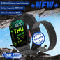 2026 NEW Upgraded Fitness Smartwatch 2.02" Full HD Display IP68 Waterproof Bluetooth Calling 24/7 Heart Rate Sleep Monitoring Perfect for Sports Business Wear - Durable, Wearable