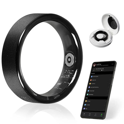 Ringconn,Smart Health Ring,Smart Fitness Monitoring Health Ring with Advanced Health Tracking and Activity Monitoring Features,Ai-Powered Smart Detection Ringcompatible with Android and Ios Wearable Smartwatch Tracker