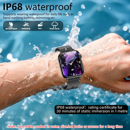 Smart Watch for Men-1.83" HD Touch Screen Smartwatch,Bluetooth Call,Ip68 Waterproof Smart Watches for Android & Iphone,Remote Capture,Smartwatch,Gift