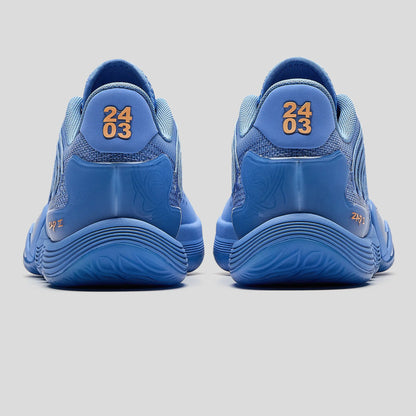 ANTA MEN ZAP 2 Basketball Shoes Cushioning Responsive Anti-Slip Blue Sports Shoes