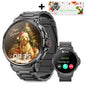 Smart Watches for Men(Answer/Make Call), Health Smart Watch, Android Smartwatch, 1.85" round Big Screen Fitness Tracker, Waterproof Fitness Watch for Android/Ios Phones