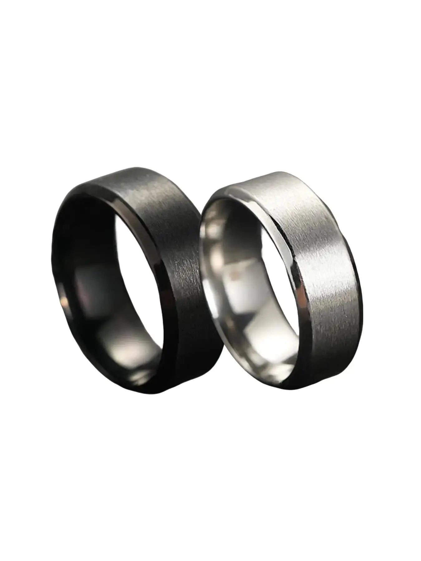 Summer 2024 Simple Design Plain Stainless Steel Ring, Daily Casual Versatile Unisex Design Accessories for Women Men