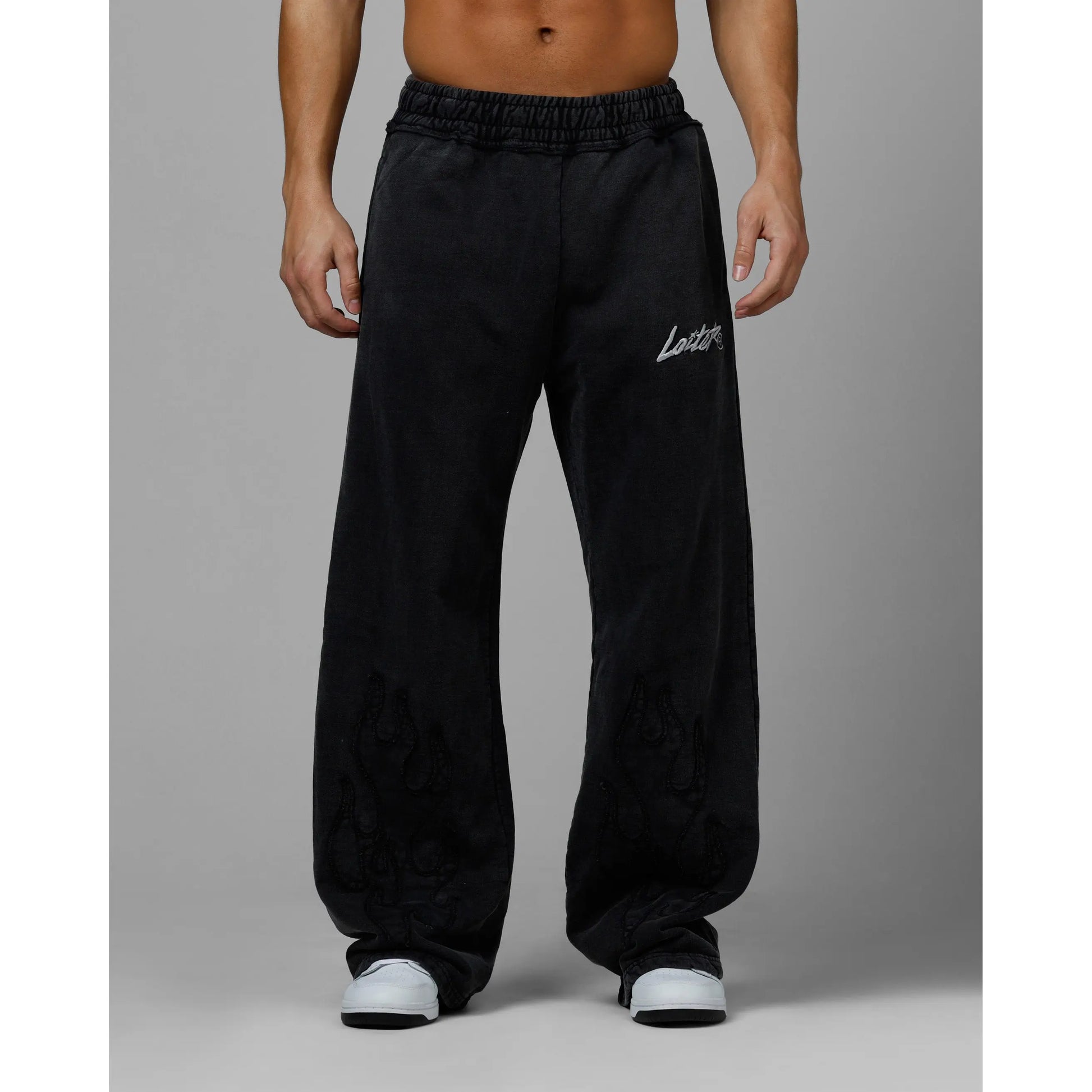 Loiter Inferno Sweatpants Washed Black
