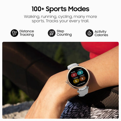 TOZO S8 AMOLED Smart Watch Women 1.32" HD Bluetooth Call Text, 100+ Sports Modes Sleep Stress Tracker, Waterproof Rose Gold Gift for Her Wristwatch Metal Smartwatch Mother'S Day Gift Tiktokshopcreatorpicks