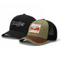 Auction Product-Wrangler Trucker Hat Flat Brim Hats 2-Pack – Embroidered Canvas Snapback Caps for Men & Women, Adjustable, One Size Fits All