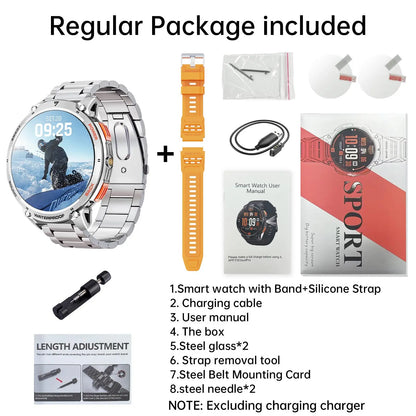 Multifunctional Smart Watch, Fashionable 1.85" round HD Digital Watch with Make/Answer Call, Waterproof Sports Watch, Sports Tracking Smartwatch for Women & Men, Men'S Tech Gadgets 2024, Cyber