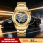 Swiss Quality Skeleton Luxury Timepiece Watch for Men Double Sided Hollow Dial with Luminous Hands Fashion Sport Luxury Timepiece