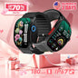 [Live Special Gift] Buy 1 Get 1,– 2.02" HD Smartwatch, Bluetooth Calling, Health Tracker + Free Straps