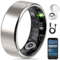 Ringconn,Smart Health Ring,Smart Fitness Monitoring Health Ring with Advanced Health Tracking and Activity Monitoring Features,Ai-Powered Smart Detection Ringcompatible with Android and Ios Wearable Smartwatch Tracker