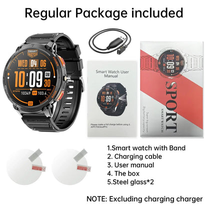Multifunctional Smart Watch, Fashionable 1.85" round HD Digital Watch with Make/Answer Call, Waterproof Sports Watch, Sports Tracking Smartwatch for Women & Men, Men'S Tech Gadgets 2024, Cyber