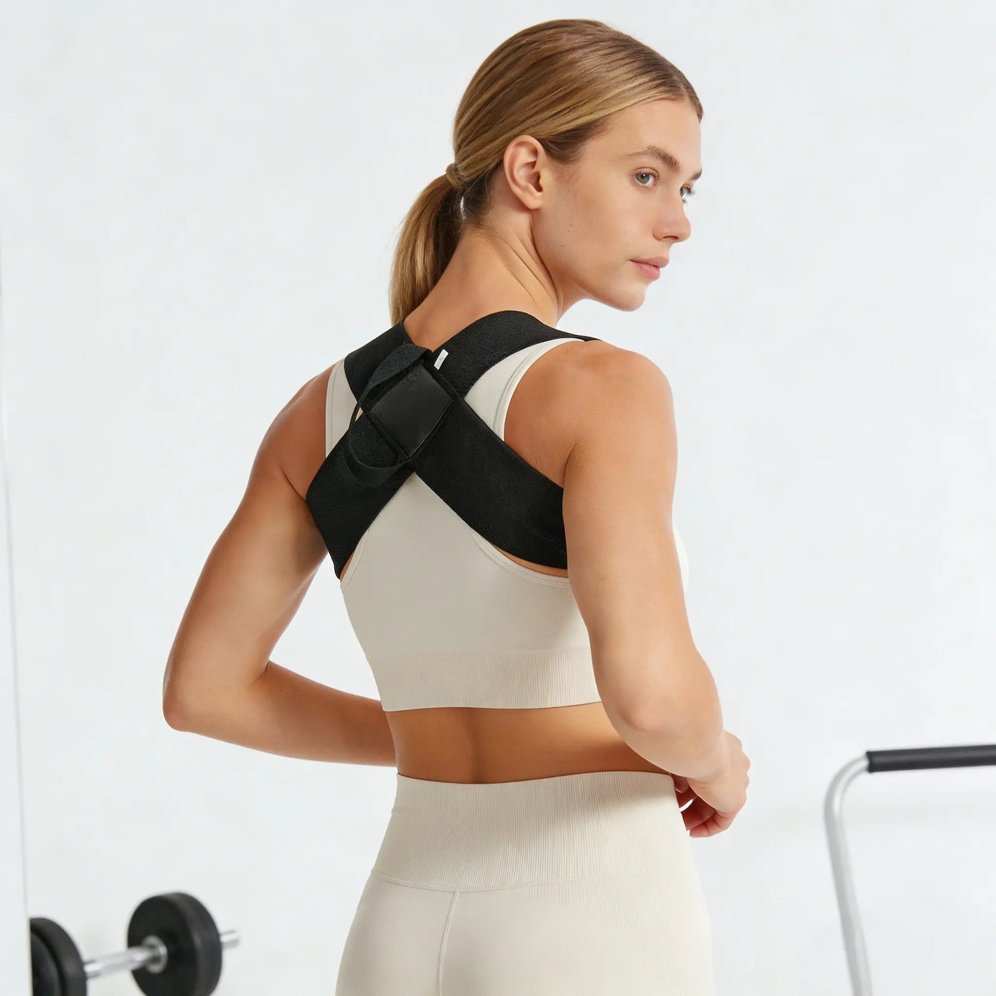 Fitness Shoulder Support Straps for Training, Bench Press and Daily Exercise，Back Support