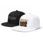 Auction Product-Wrangler Trucker Hat Flat Brim Hats 2-Pack – Embroidered Canvas Snapback Caps for Men & Women, Adjustable, One Size Fits All