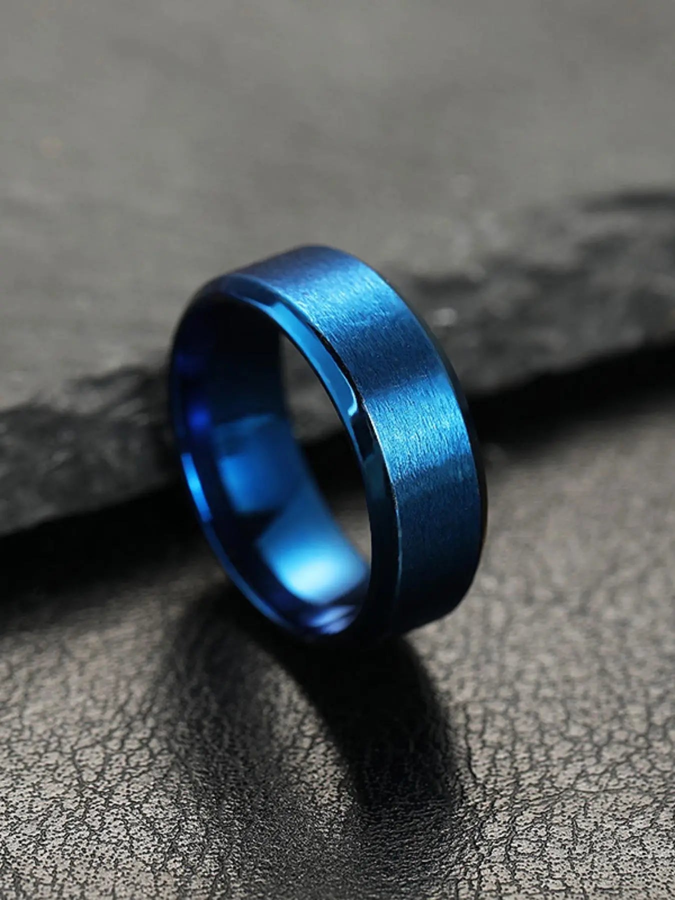 Summer 2024 Simple Design Plain Stainless Steel Ring, Daily Casual Versatile Unisex Design Accessories for Women Men