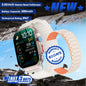 2026 NEW Upgraded Fitness Smartwatch 2.02" Full HD Display IP68 Waterproof Bluetooth Calling 24/7 Heart Rate Sleep Monitoring Perfect for Sports Business Wear - Durable, Wearable