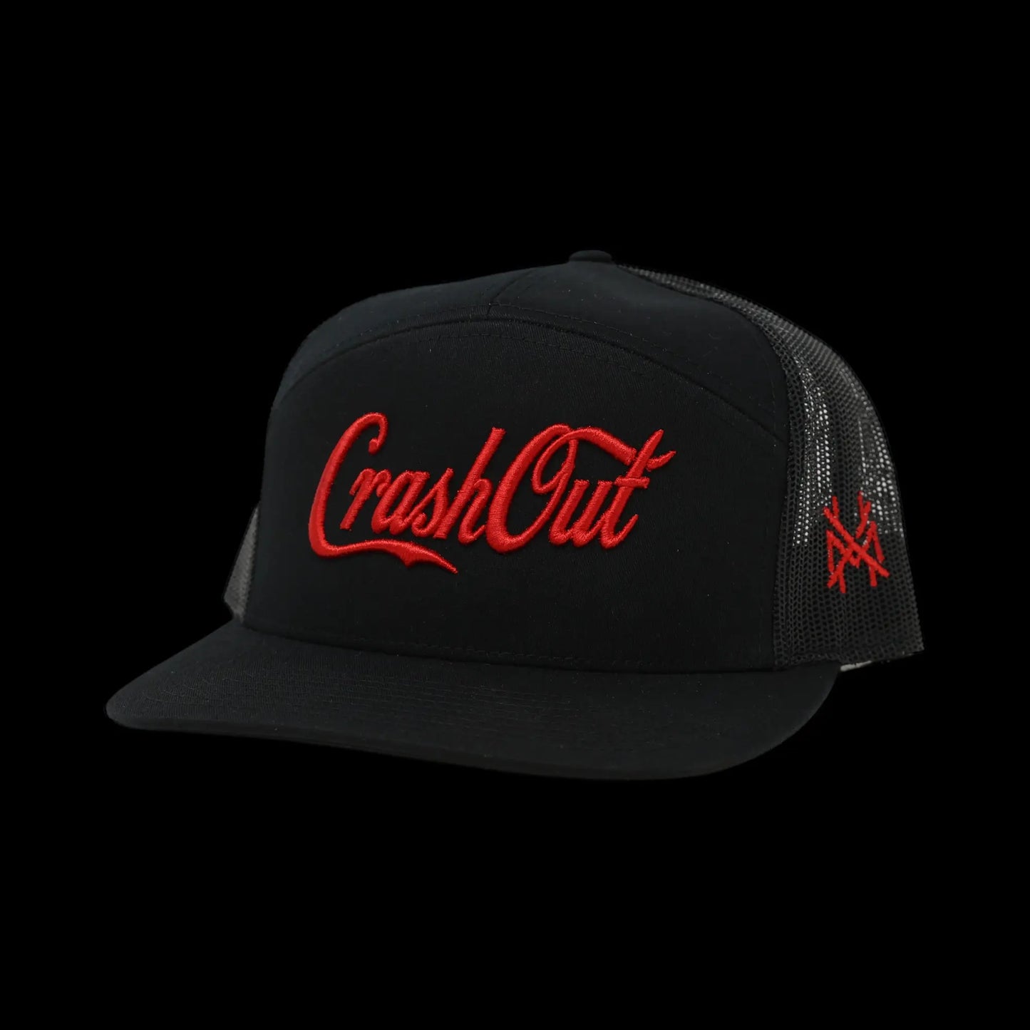 Crash Out Embroidered Trucker Hat Snapback Adjustable (Up to Size 8 Head) Gift Cap
