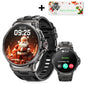 Smart Watches for Men(Answer/Make Call), Health Smart Watch, Android Smartwatch, 1.85" round Big Screen Fitness Tracker, Waterproof Fitness Watch for Android/Ios Phones