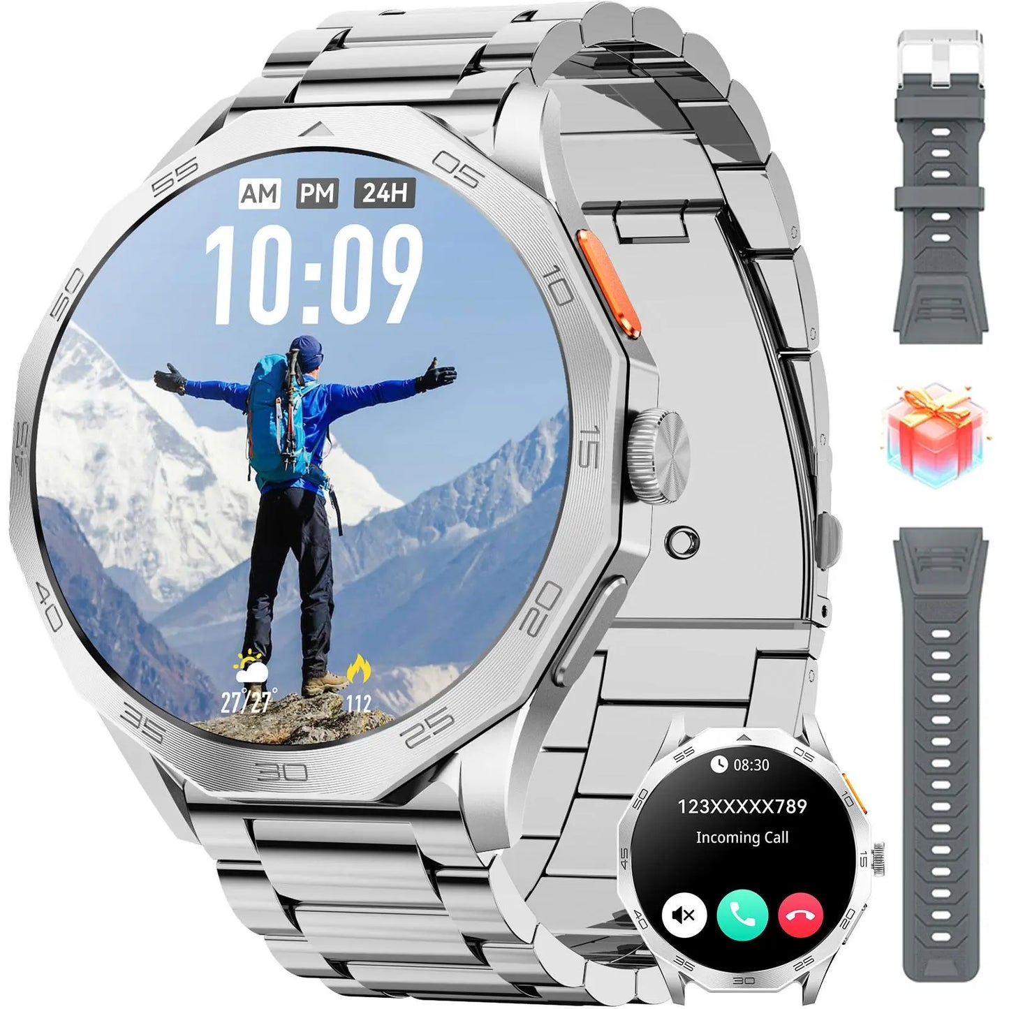 Multifunctional Smart Watch, Fashion Digital Watch, Waterproof Sports Watch for Women & Men, Fitness Smartwatch, Wearable #GLOBAL PICKS