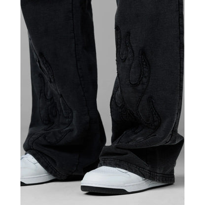 Loiter Inferno Sweatpants Washed Black