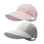 2-Pack UPF Sun Protection Baseball Hat for Men and Women - Lightweight, Adjustable Velcro Closure, Wide Brim Outdoor Sports Hat, All-Season Elastic Design (White/Gray/Black)