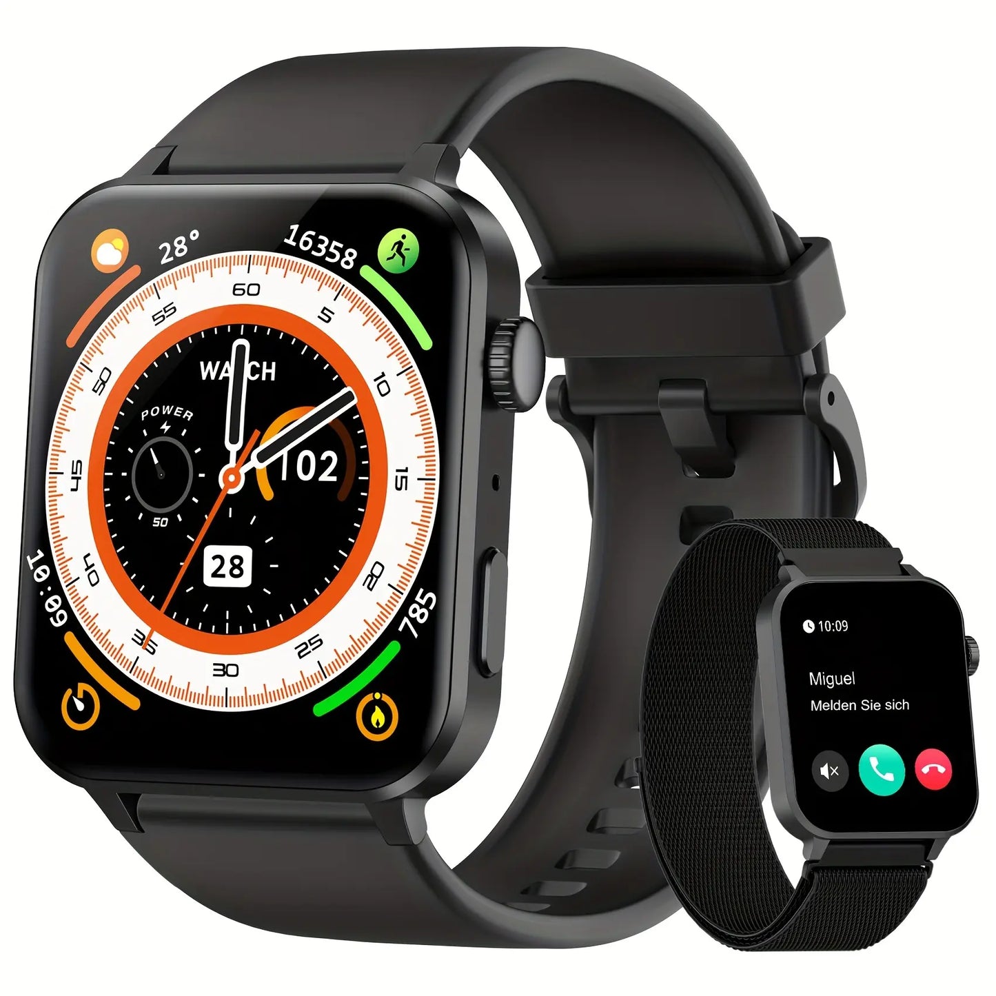 Multifunctional Smart Watch for Men & Women with HD Touchscreen, Daily Activity Tracker, Step Counter, Notification,Sports Watch