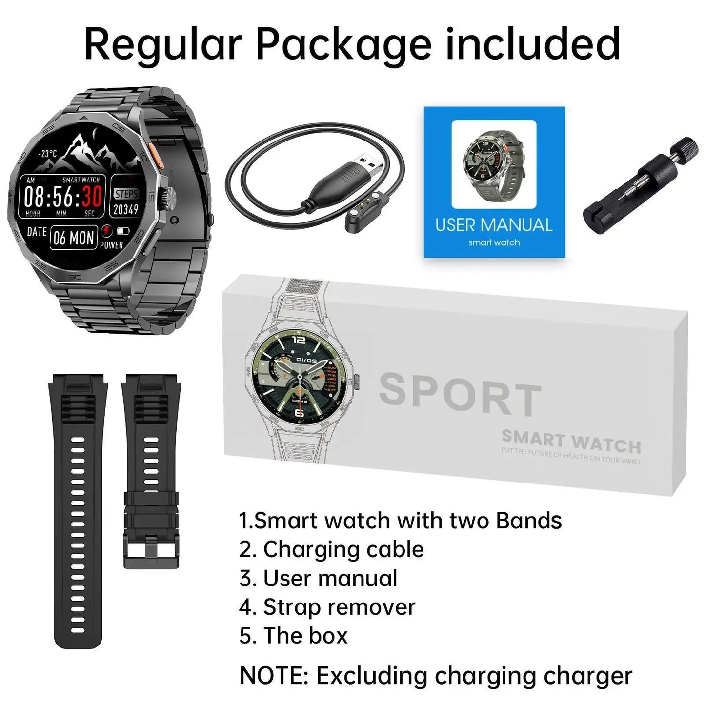 Multifunctional Smart Watch, Fashion Digital Watch, Waterproof Sports Watch for Women & Men, Fitness Smartwatch, Wearable #GLOBAL PICKS