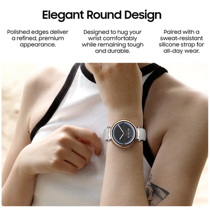 TOZO S8 AMOLED Smart Watch Women 1.32" HD Bluetooth Call Text, 100+ Sports Modes Sleep Stress Tracker, Waterproof Rose Gold Gift for Her Wristwatch Metal Smartwatch Mother'S Day Gift Tiktokshopcreatorpicks