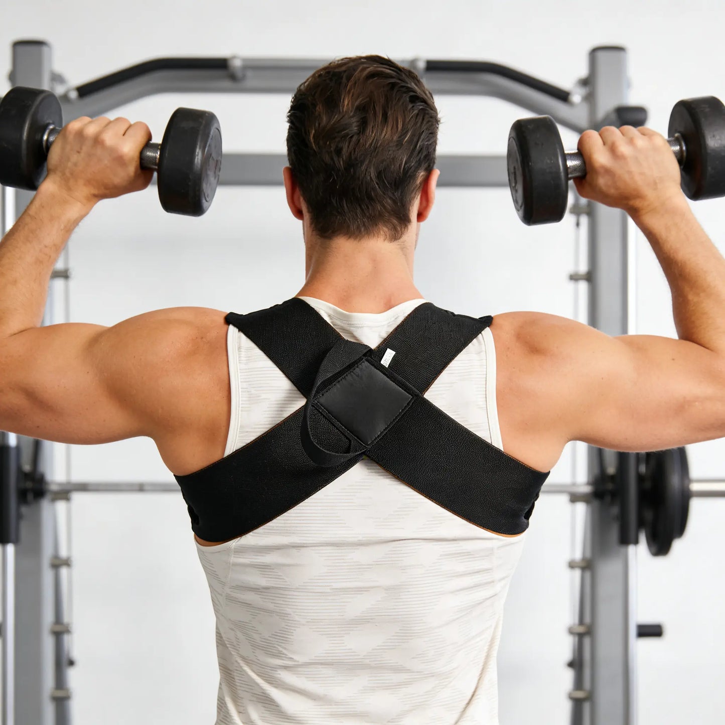 Fitness Shoulder Support Straps for Training, Bench Press and Daily Exercise，Back Support