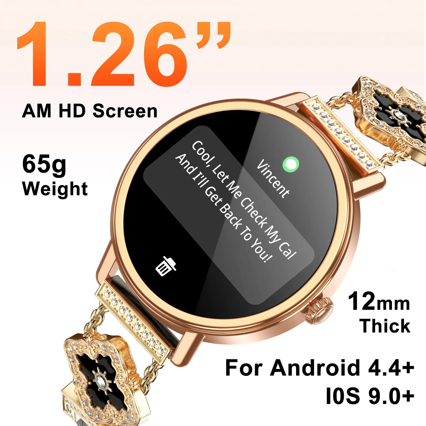 Multifunctional Smart Watch for Men & Women with HD Touchscreen, Daily Activity Tracker, Step Counter, Notification,Sports Watch
