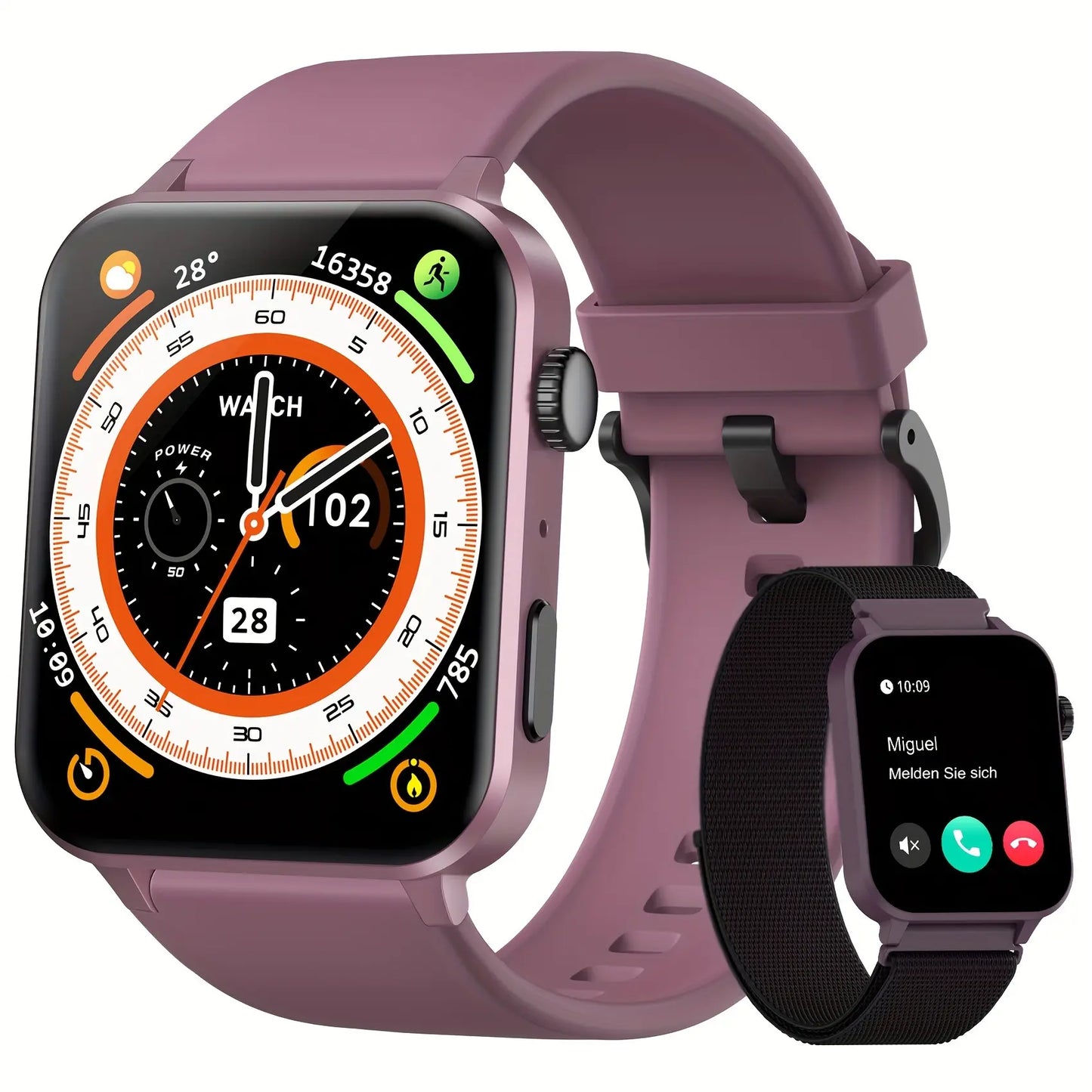 Multifunctional Smart Watch for Men & Women with HD Touchscreen, Daily Activity Tracker, Step Counter, Notification,Sports Watch
