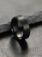 Summer 2024 Simple Design Plain Stainless Steel Ring, Daily Casual Versatile Unisex Design Accessories for Women Men